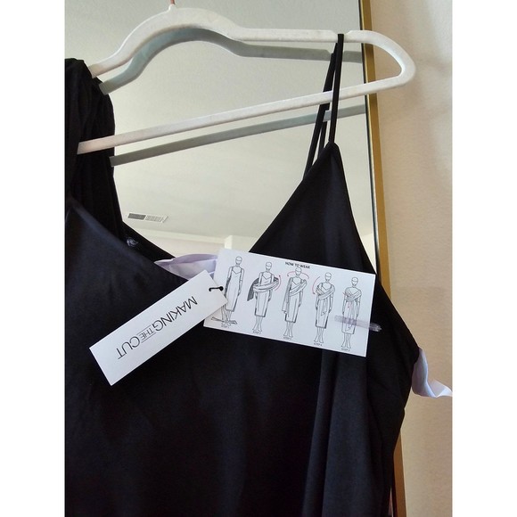 Making the Cut Season 3 Episode 5 Crepe Sash Wrapped Midi Dress - Picture 2 of 4